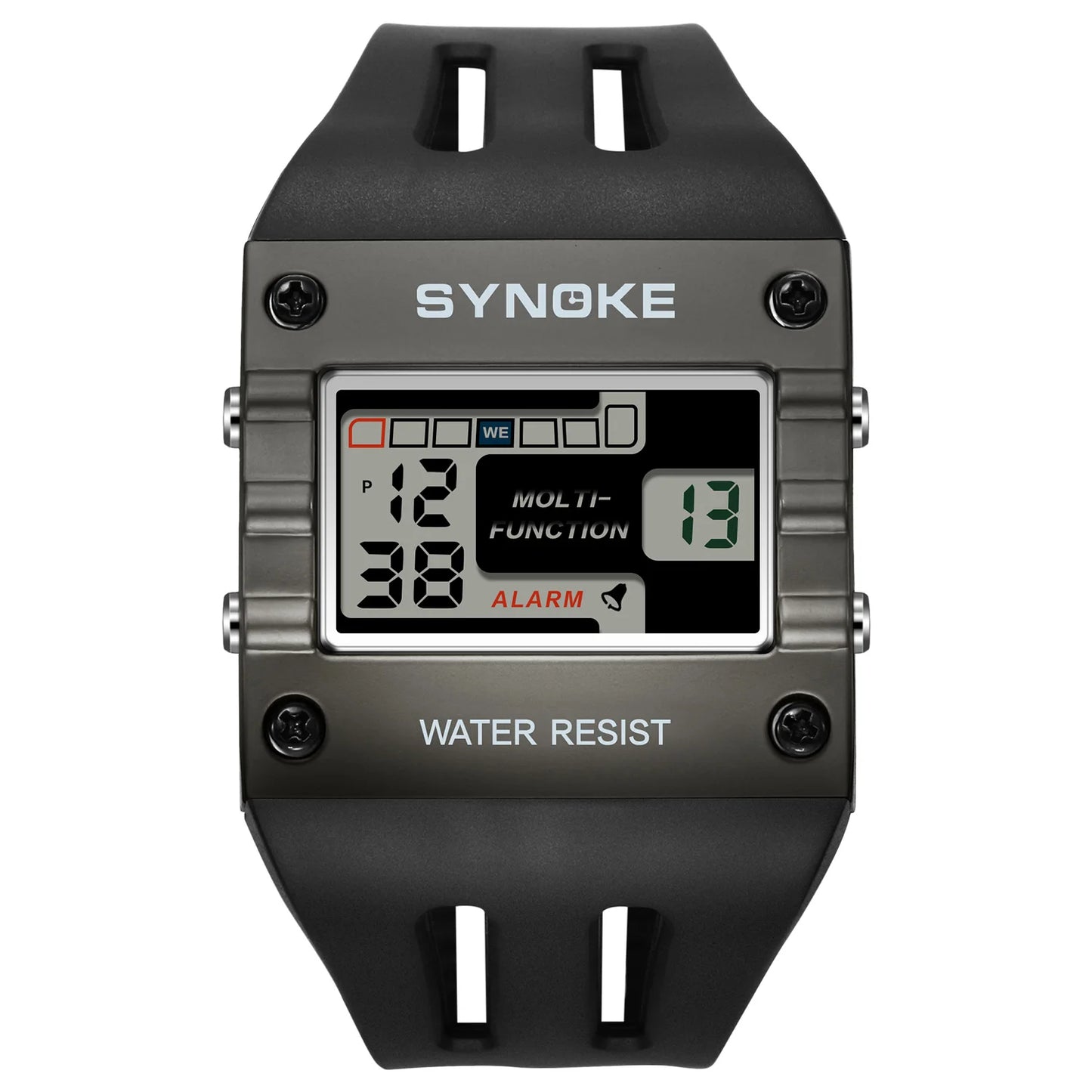 SYNOKE Mens Digital Sports Watch, Big Numbers, Large Display Face Big Digits, Easy to Read, Waterproof, Running Military Watch
