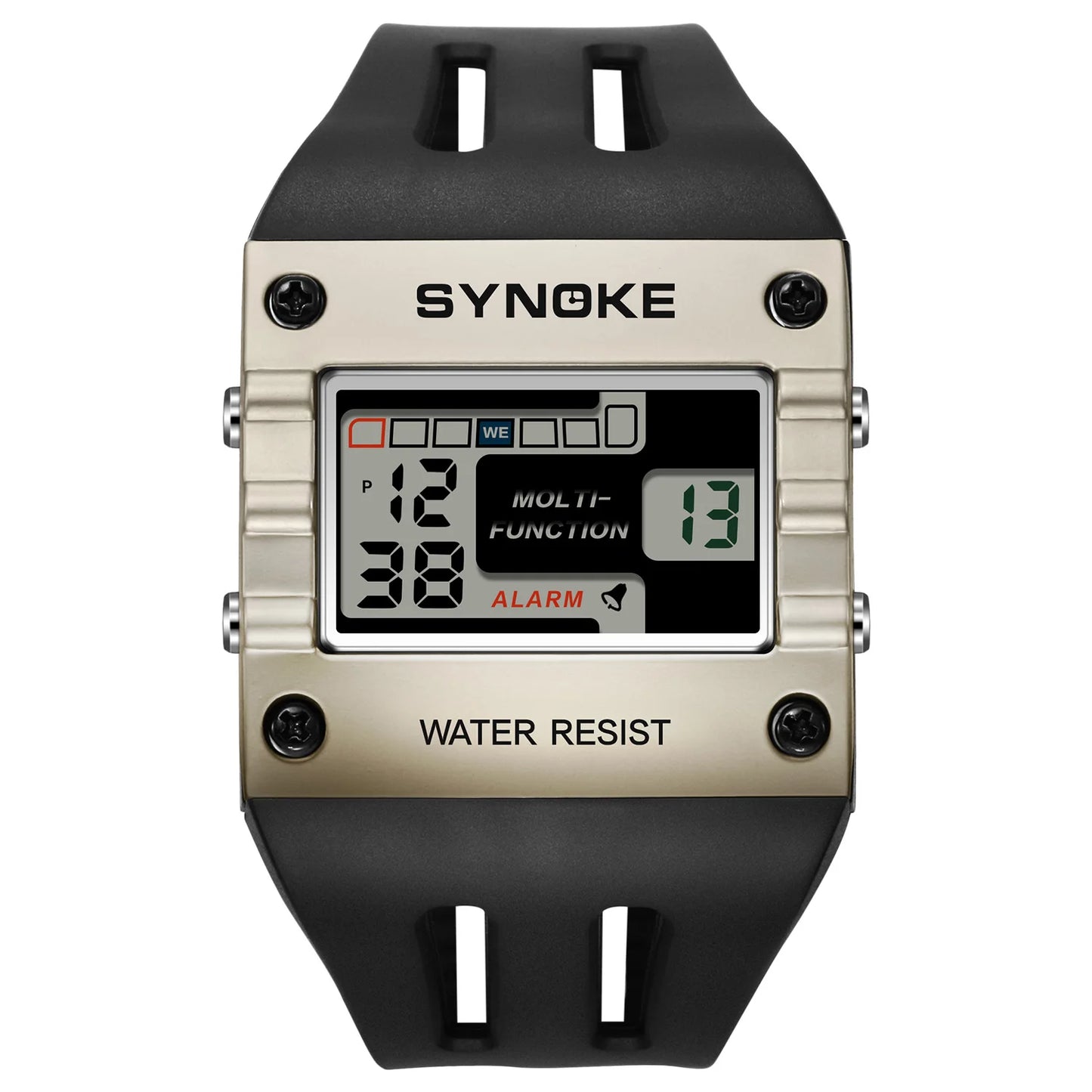 SYNOKE Mens Digital Sports Watch, Big Numbers, Large Display Face Big Digits, Easy to Read, Waterproof, Running Military Watch