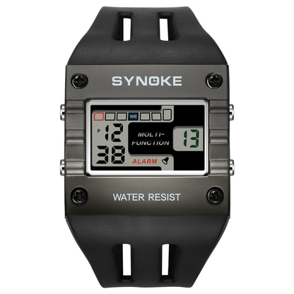 SYNOKE Mens Digital Sports Watch, Big Numbers, Large Display Face Big Digits, Easy to Read, Waterproof, Running Military Watch