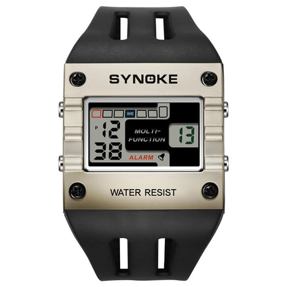 SYNOKE Mens Digital Sports Watch, Big Numbers, Large Display Face Big Digits, Easy to Read, Waterproof, Running Military Watch
